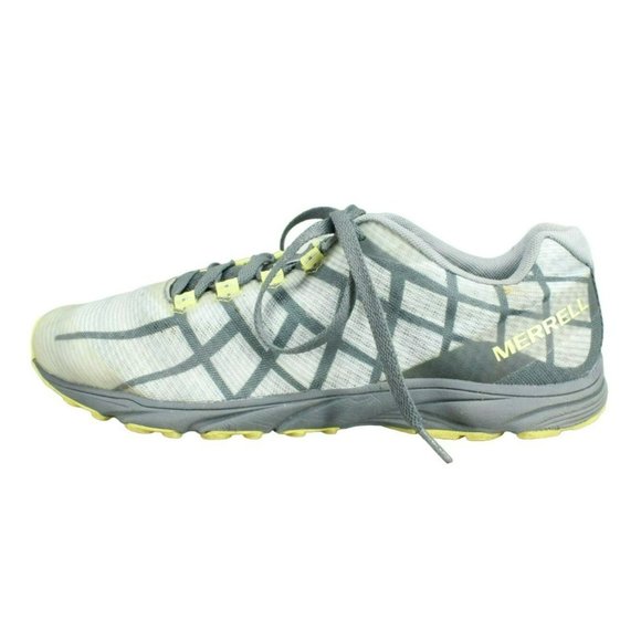 Merrell Reverb Gray Nylon Lace Up Breathable Running Sneaker Shoes Size 9.5 - Picture 1 of 9